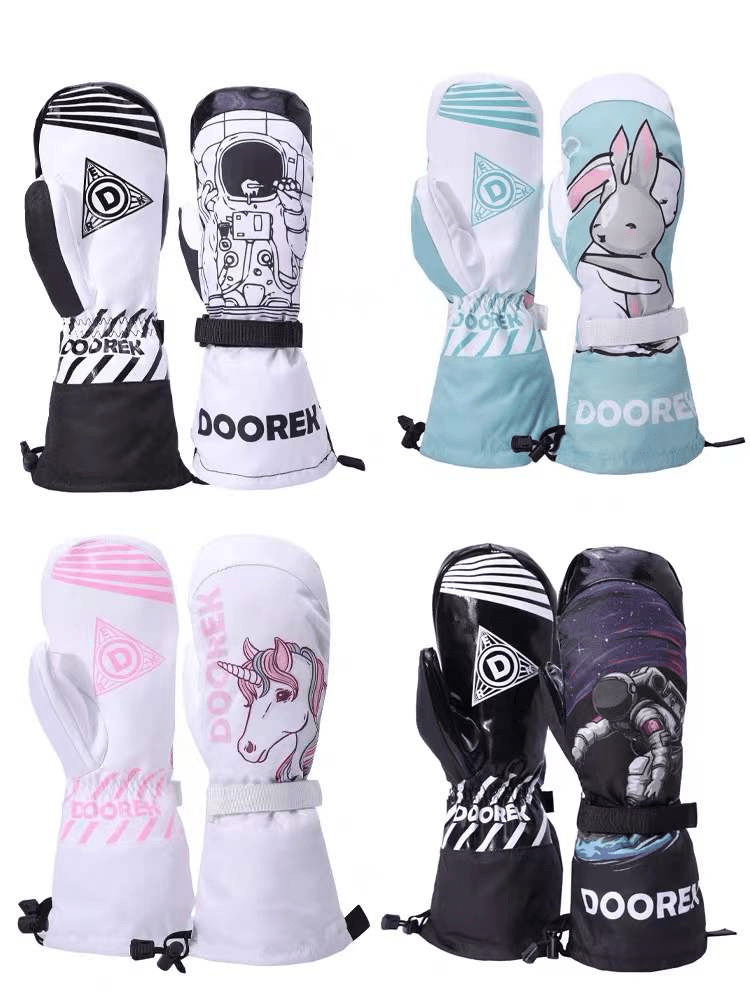 Shaped Long Mittens | Doorek