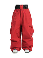Baggy Loose Fit Cargo Snowboard Pants - Unisex | Gsou Snow