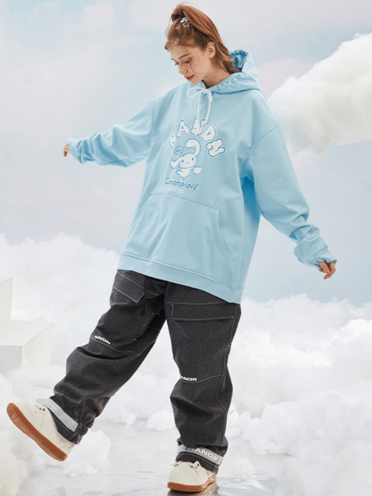 Denim-Look Baggy Snow Pants – Women's | NANDN