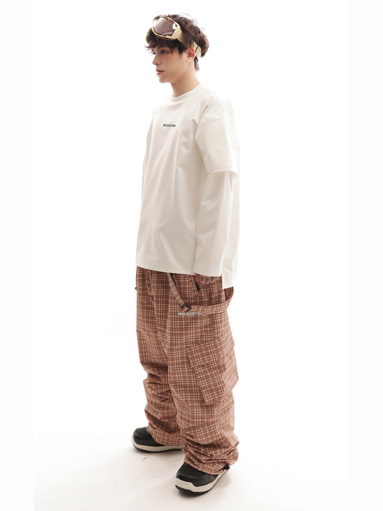 Molocoster Checkered Insulated Snow Pants – Unisex