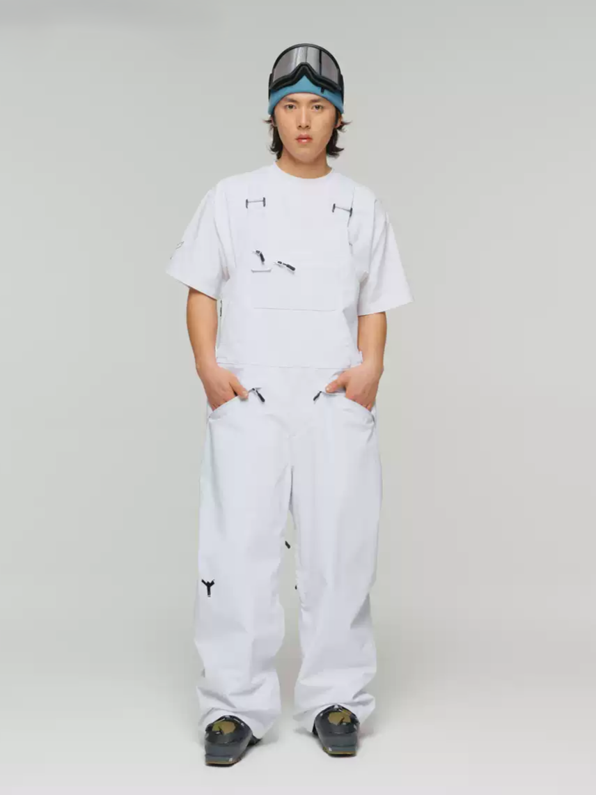 3L Freeride Baggy Snow Bib Pants – Unisex | Winter Ticket