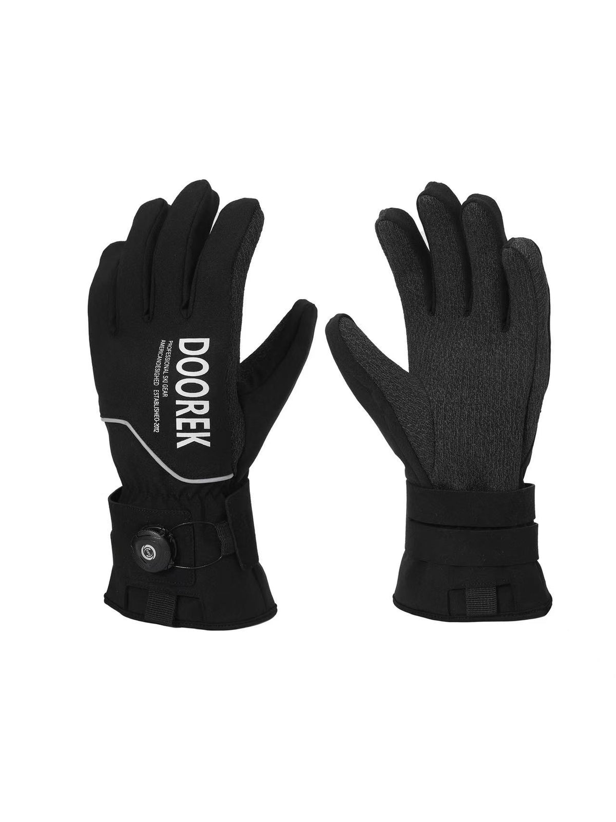 Kevlar Palm Wrist Guard Insulated Ski Gloves – Unisex | Doorek