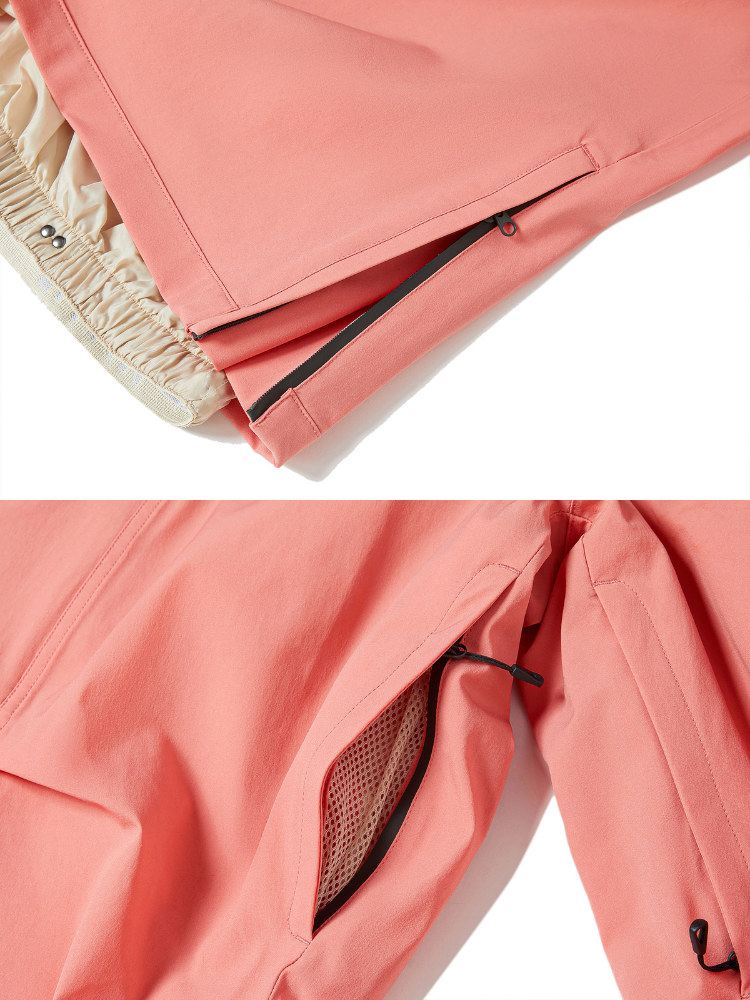 Coral Pink 20K/25K 2-Layer Cargo Snow Pants - Women's | LITAN