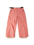 Coral Pink 20K/25K 2-Layer Cargo Snow Pants - Men's | LITAN