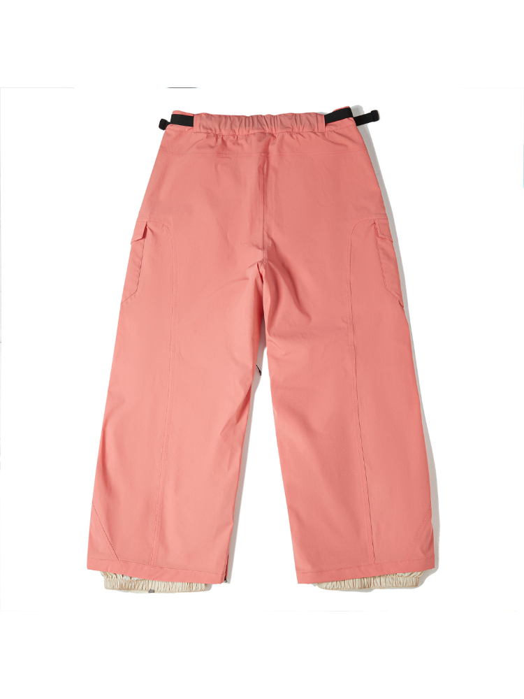 Coral Pink 20K/25K 2-Layer Cargo Snow Pants - Men's | LITAN