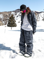 Denim-Look Baggy Snow Pants – Women's | NANDN