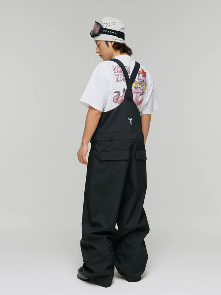3L Freeride Baggy Snow Bib Pants – Unisex | Winter Ticket