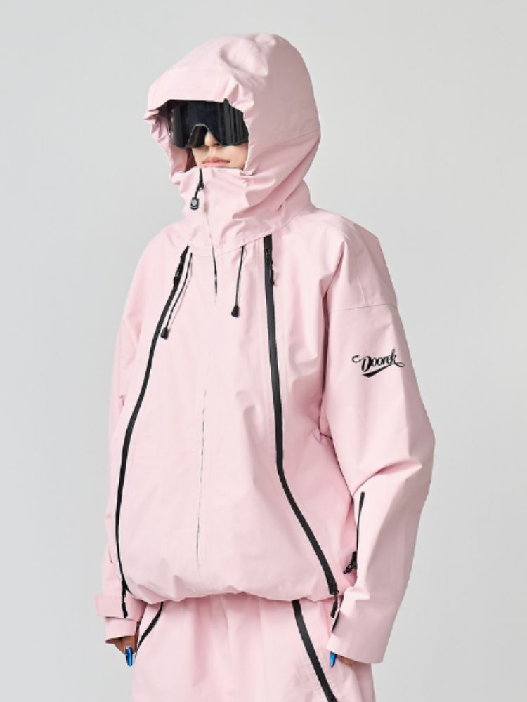 GlideFlow Baggy Shell Ski Jacket – Unisex | Doorek