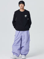 3L Monochrome Baggy Cargo Pants - Unisex | Searipe
