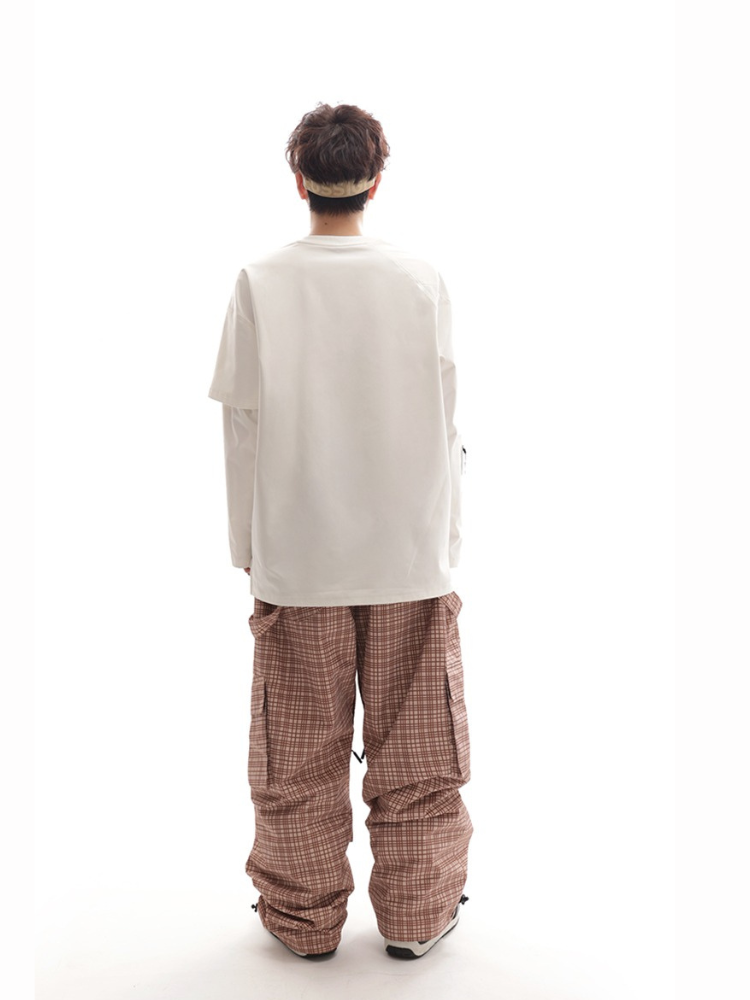 Molocoster Checkered Insulated Snow Pants – Unisex