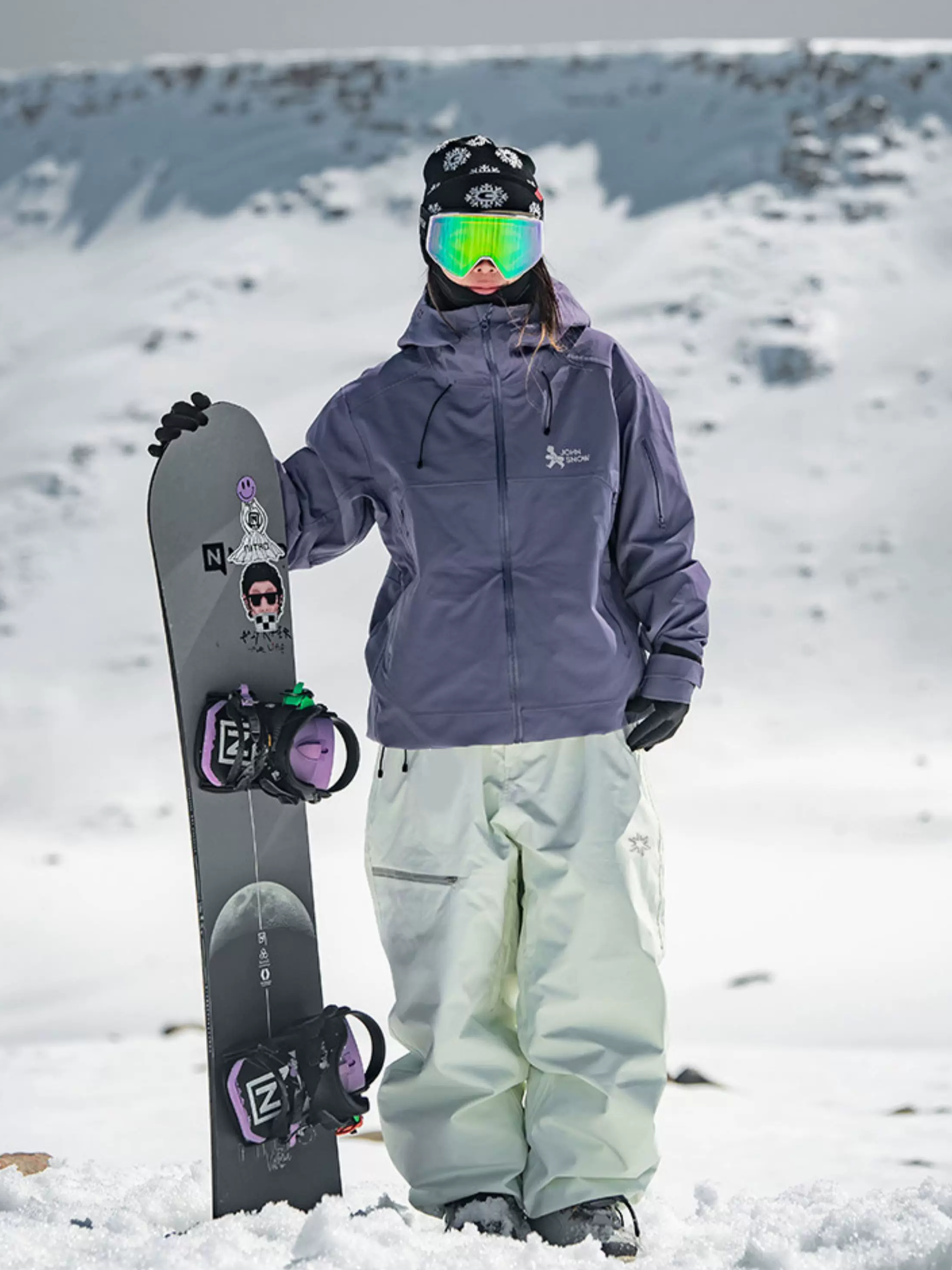 ChillMotion All-Weather Baggy Cargo Snowboard Pants – Unisex | John Snow