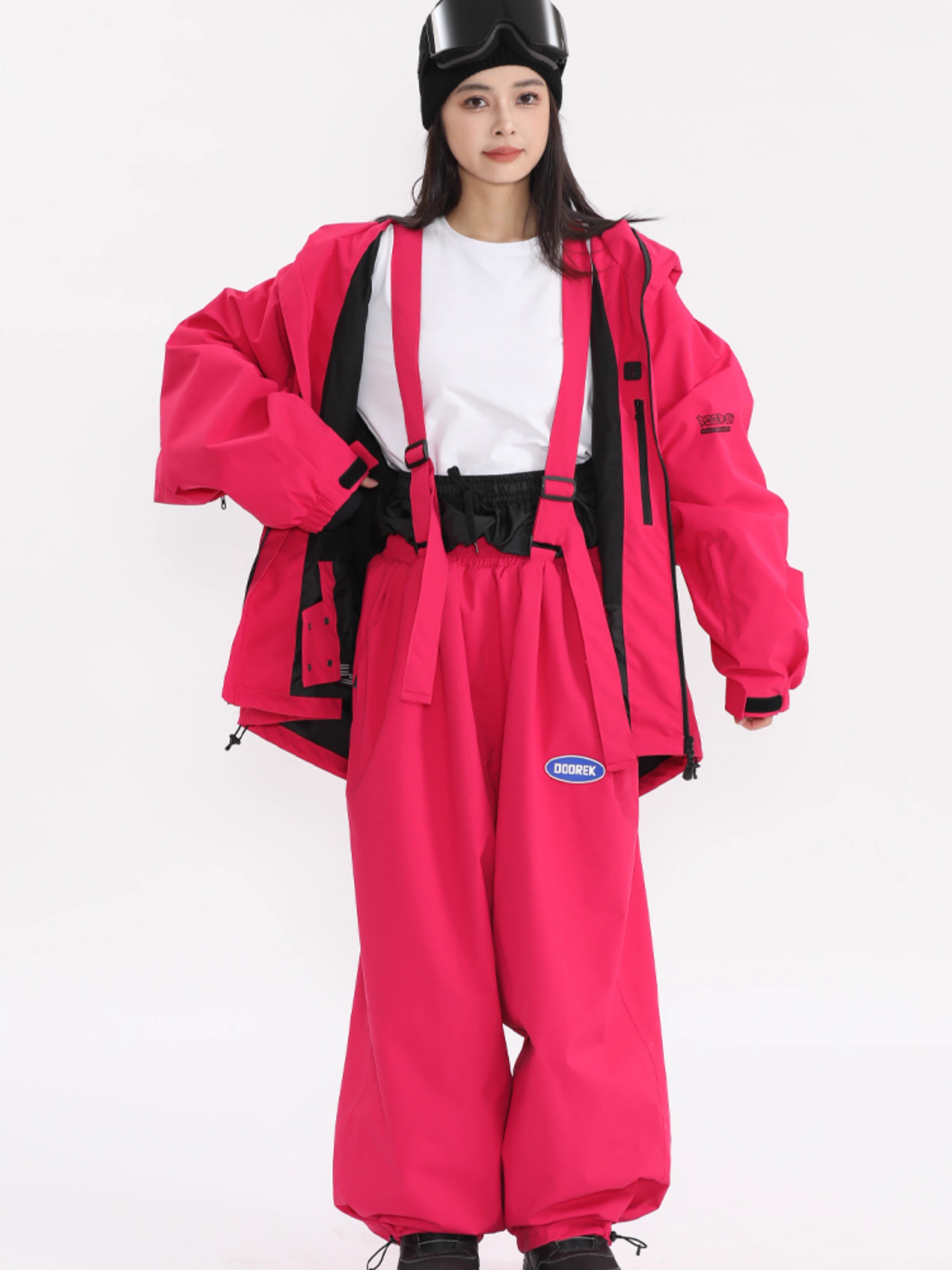 Suspender Baggy Snow Pants - Unisex | Doorek