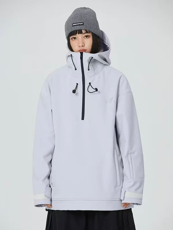 Basic Chic Half-zip Insulated Hoodie - Unisex | Searipe