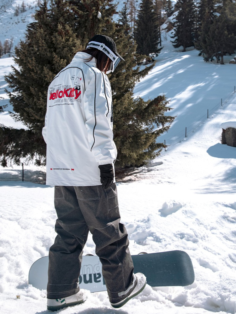 Denim-Look Baggy Snow Pants – Women's | NANDN