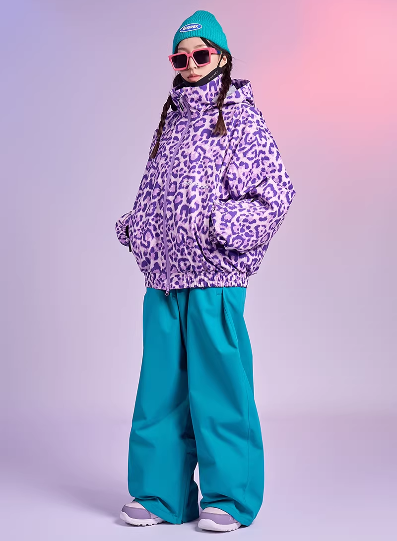 20K Leopard Print Snow Jacket – Unisex | Doorek
