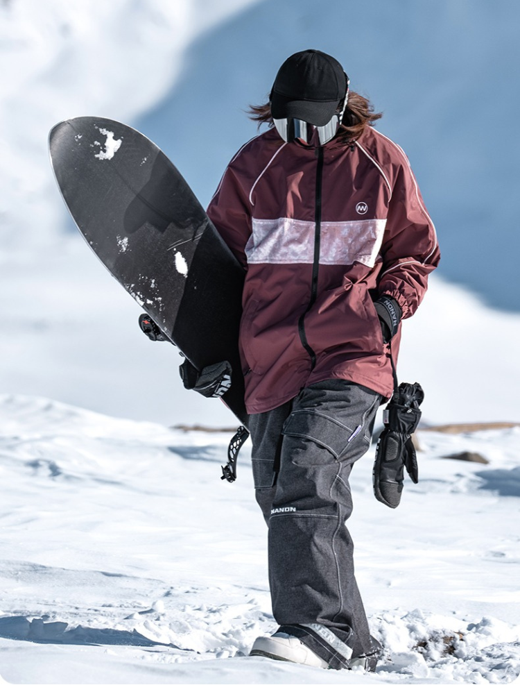 Denim-Look Baggy Snow Pants – Women's | NANDN