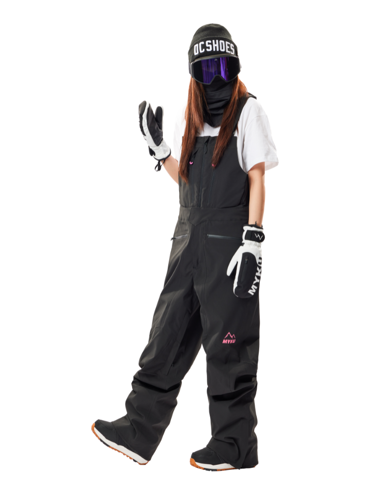 Arctic 3L Fleece-Lined 20K/10K Snow Bibs - Unisex | MYKU