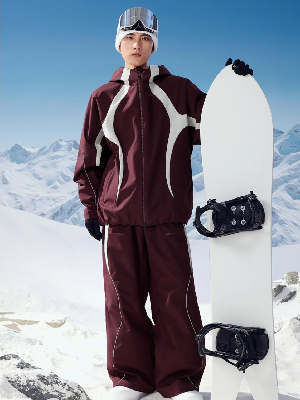 Pulse 3L Insulated Baggy Ski Pants – Unisex | High Experience