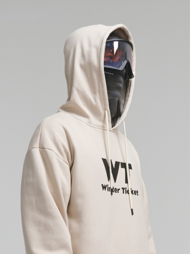Freeride Baggy Fleece Ski Hoodie – Unisex | Winter Ticket
