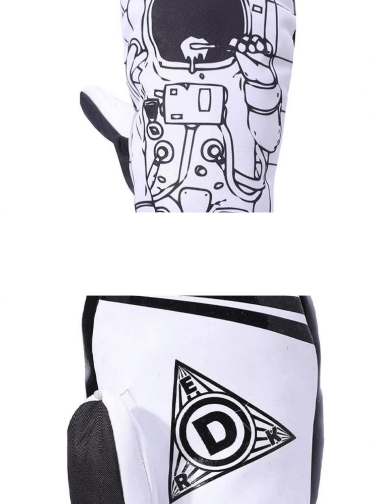 Shaped Long Mittens | Doorek