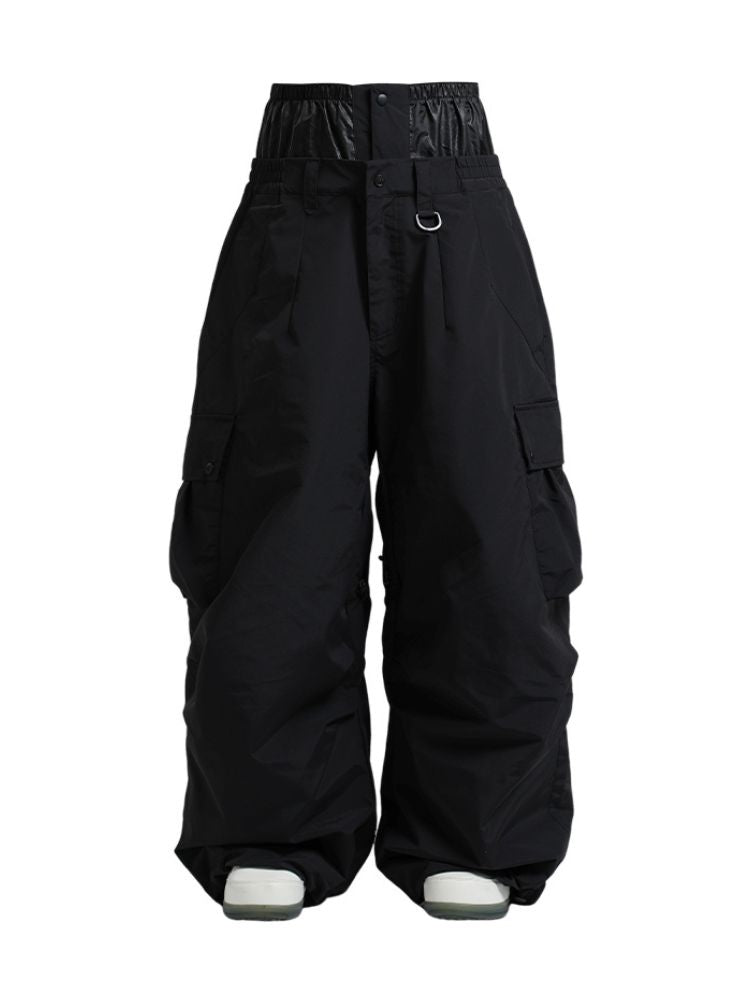 Baggy Loose Fit Cargo Snowboard Pants - Unisex | Gsou Snow