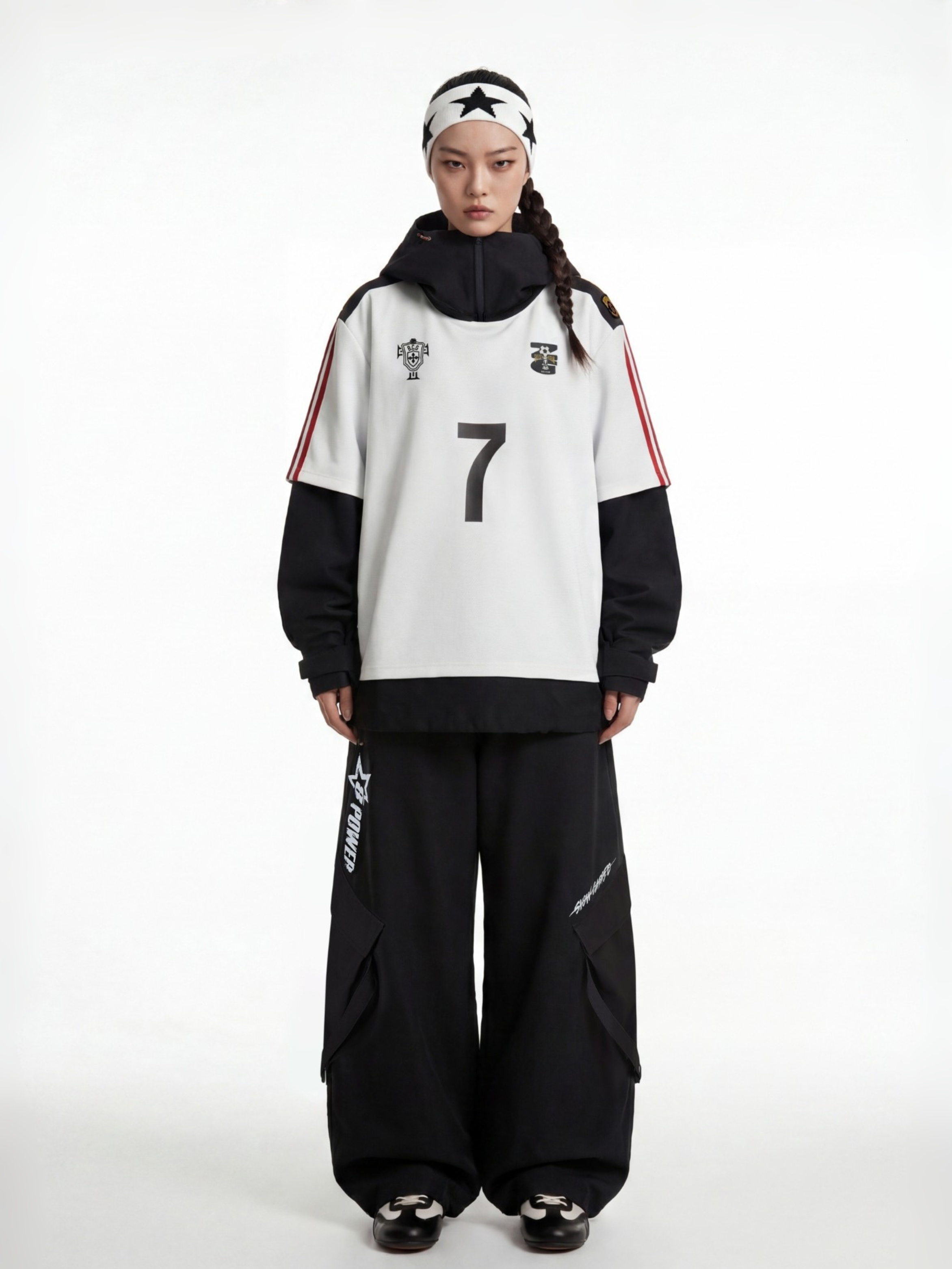 No.7 Street Goal Oversized Snow Hoodie – Unisex | BCG