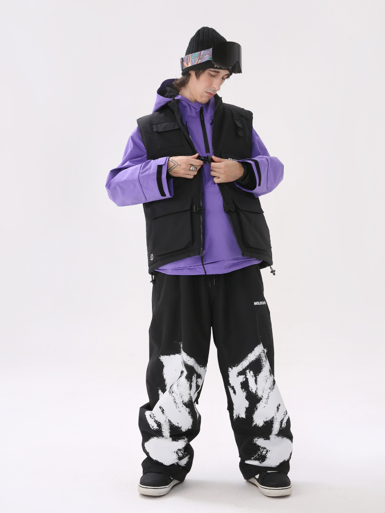 Molocoster Graffiti Street Ski Pants – Unisex