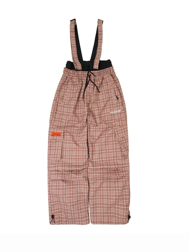 Molocoster Checkered Insulated Snow Pants – Unisex