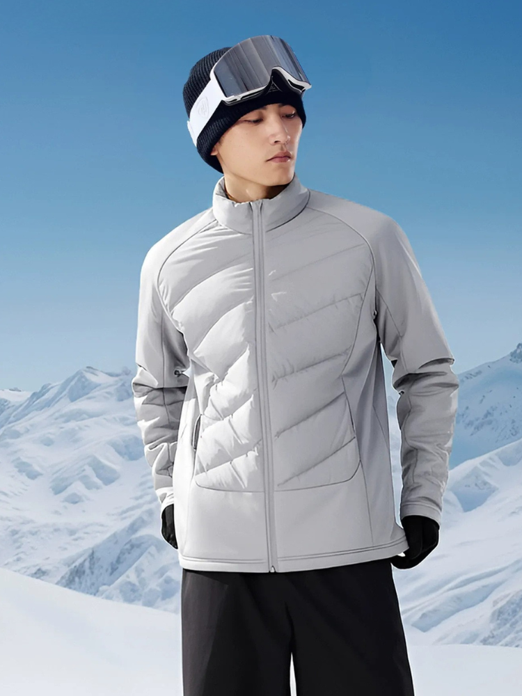 90% White Duck Down Hybrid Ski Mid Layer – Men's | High Experience