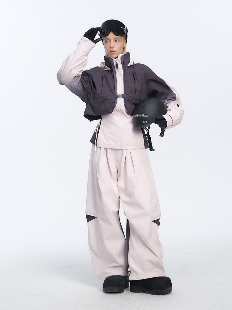 Ballet Bound Pink Baggy Ski Pants - Women's| BCG
