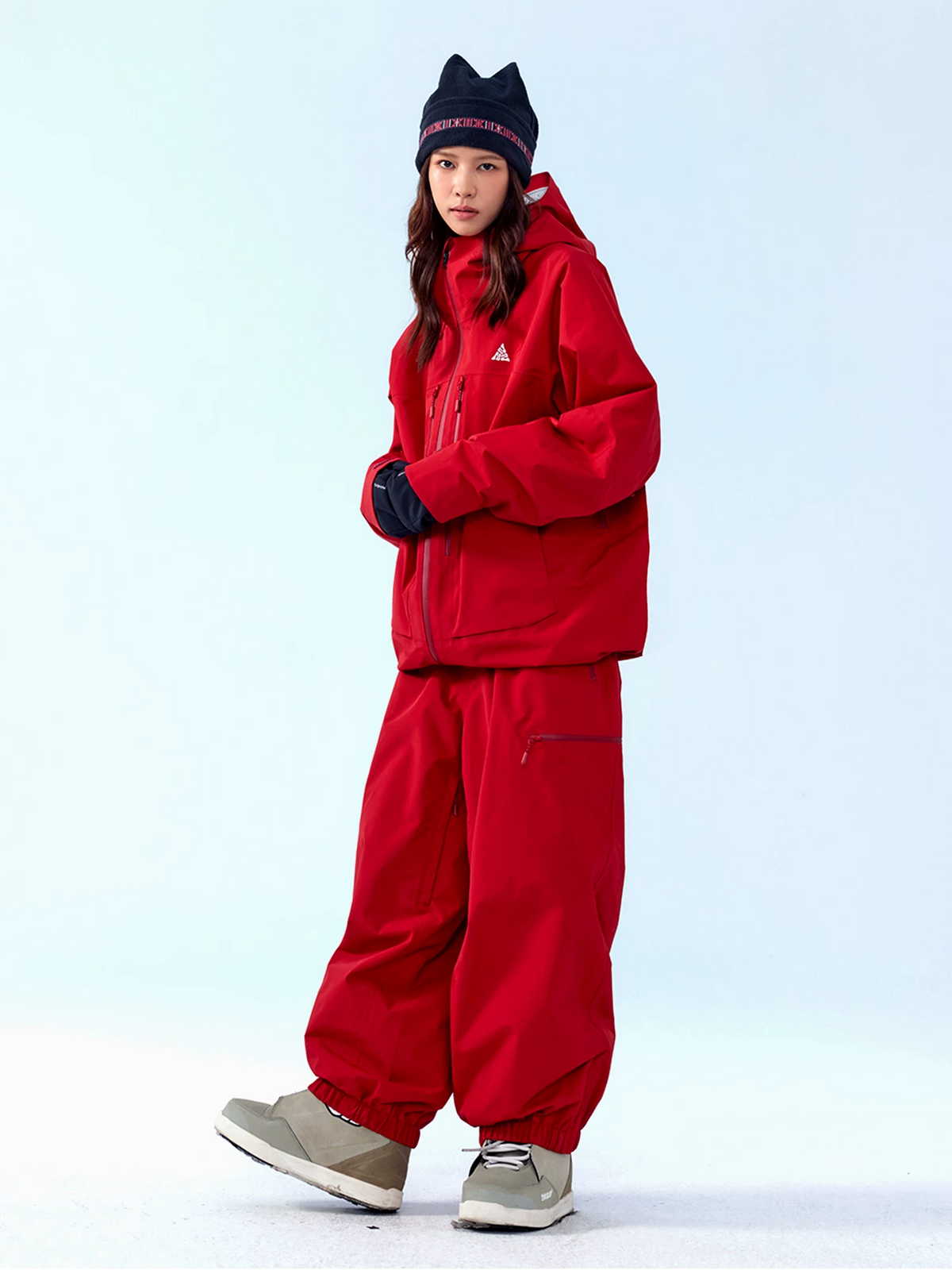 3L RECCO Fleece-Lined Baggy Ski Pants – Unisex | NANEND