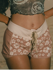 Floral Print Quick-Dry Surf Board Shorts – Women's | ChillHang