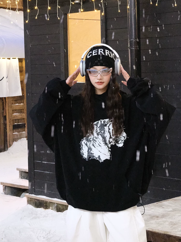 3L Animal Graphic Baggy Snow Anorak – Unisex | Hellystudio