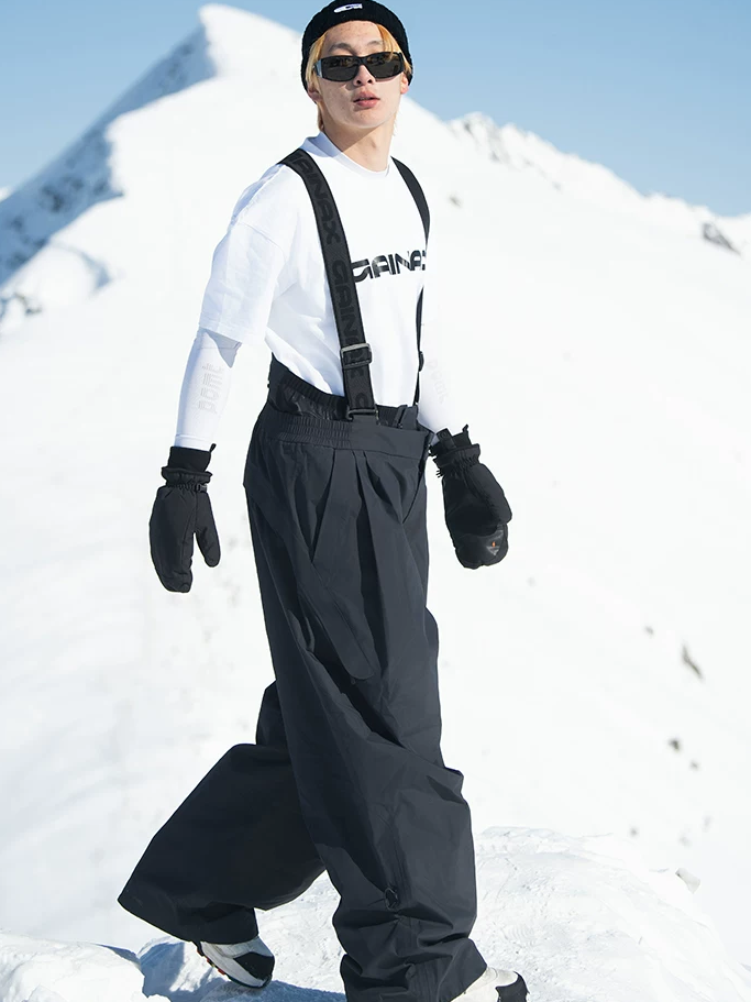 3L XT3N Baggy Shell Snow Bib Pants – Unisex | GAINAX