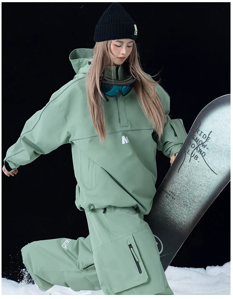 3L Camo Baggy Ski Pants – Unisex | Molocoster