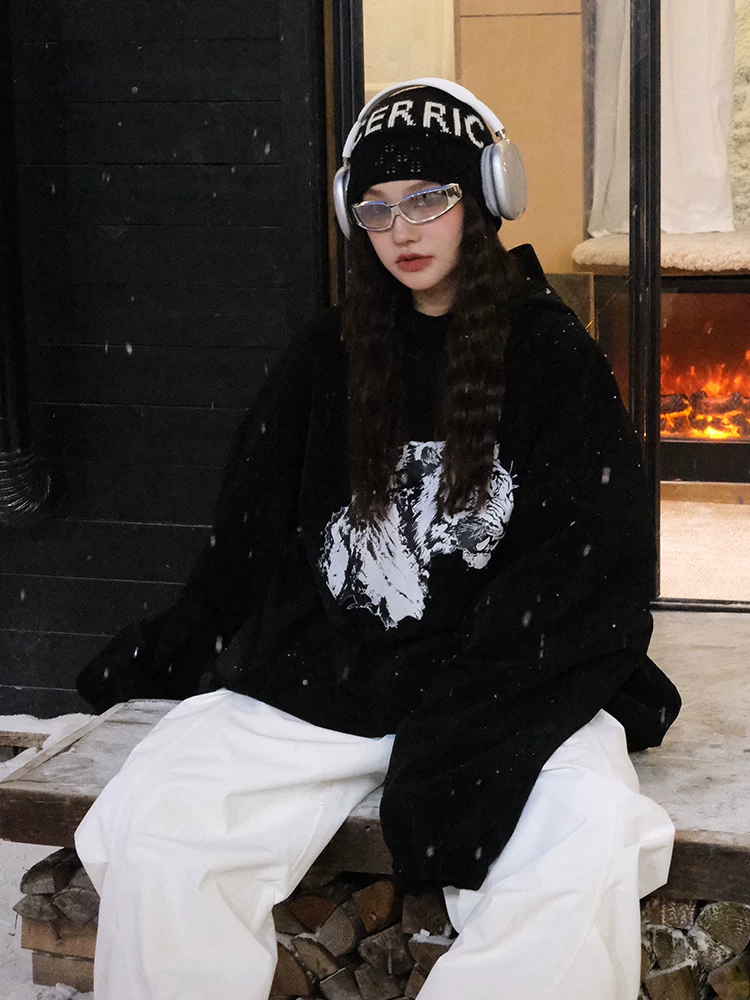3L Animal Graphic Baggy Snow Anorak – Unisex | Hellystudio