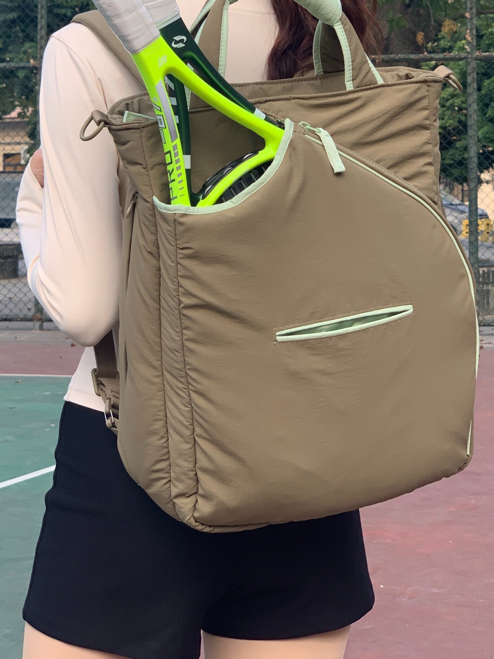 Puffer Water-Resistant Multi-Compartment Racket Backpack