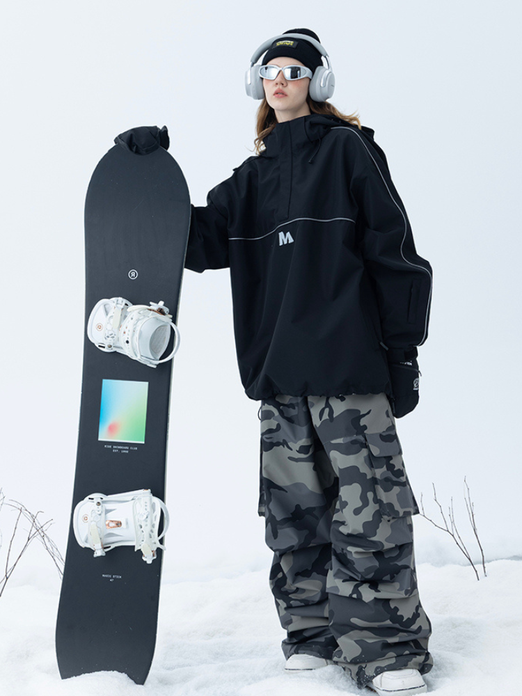 3L Camo Baggy Ski Pants – Unisex | Molocoster