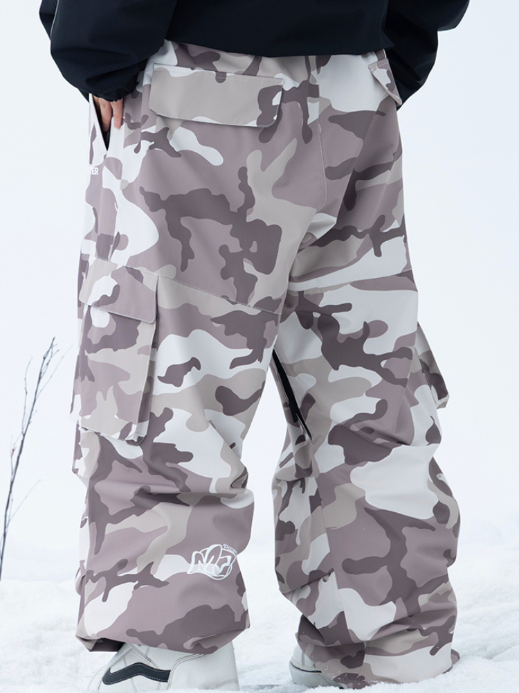 3L Camo Baggy Ski Pants – Unisex | Molocoster