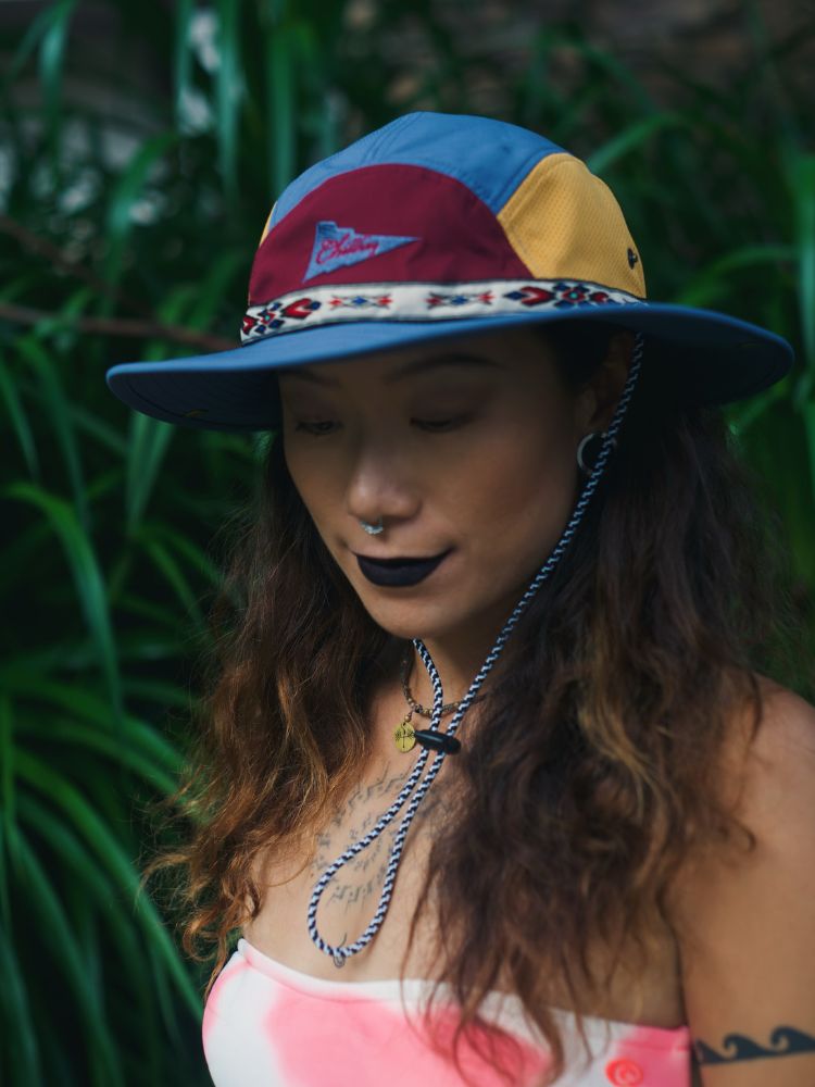 Retro Patchwork Surf Hat – Unisex| ChillHang