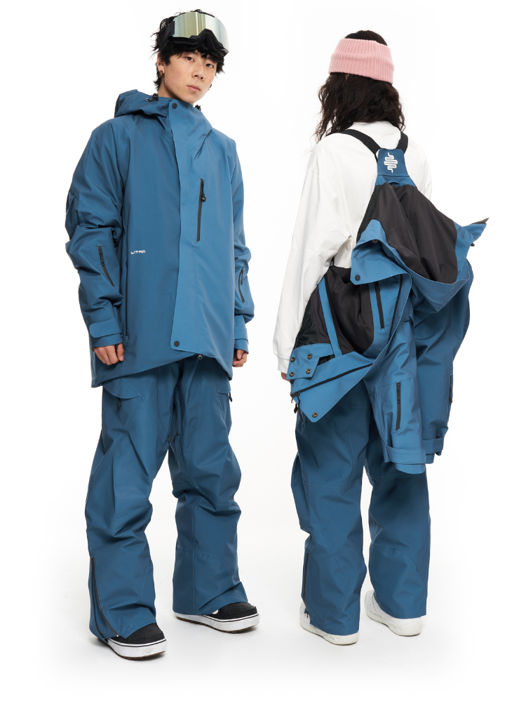LITAN Gradient Color Mountain Snow Pants - Men's