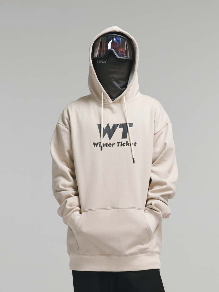Freeride Baggy Fleece Ski Hoodie – Unisex | Winter Ticket