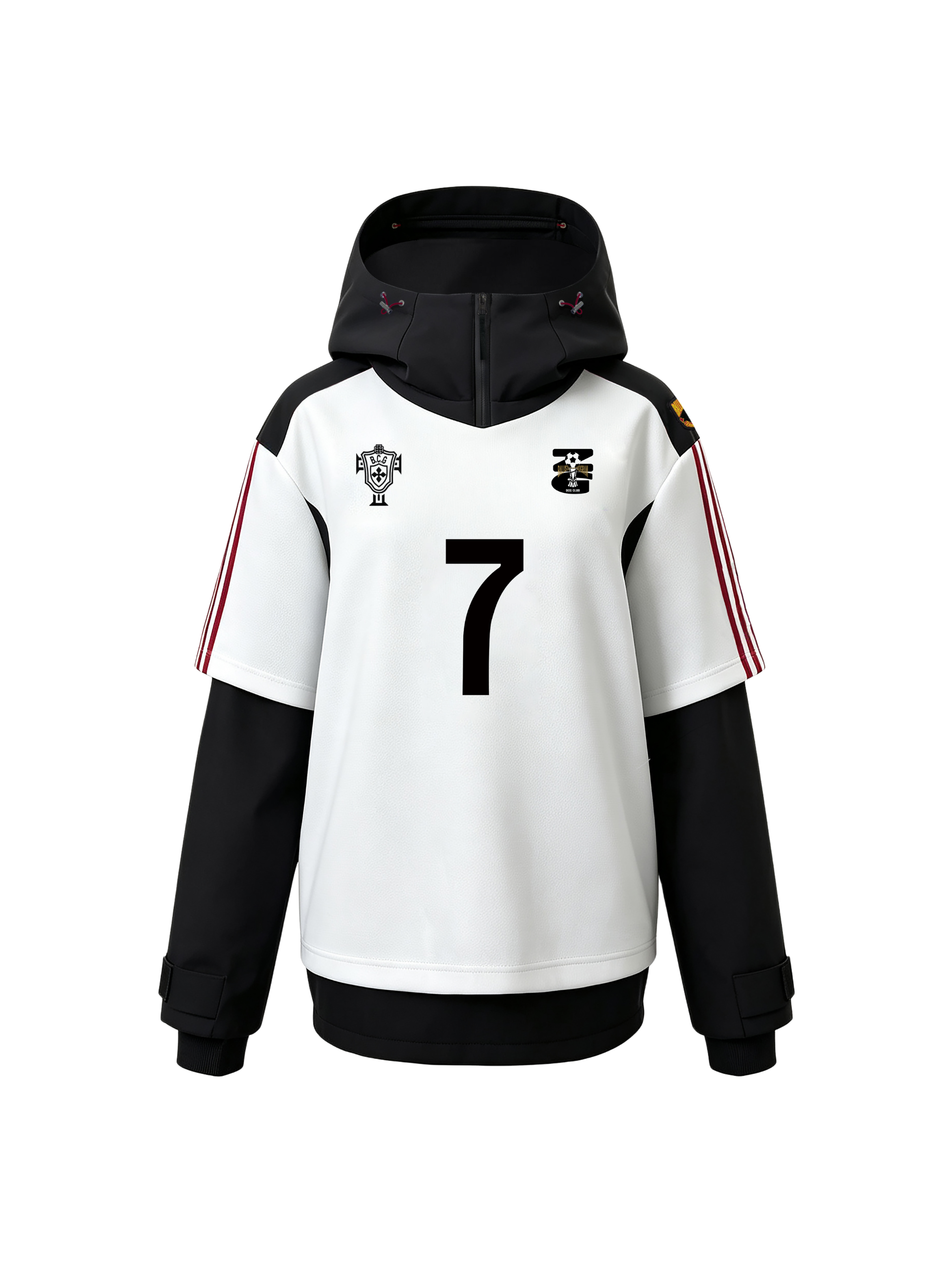 No.7 Street Goal Oversized Snow Hoodie – Unisex | BCG
