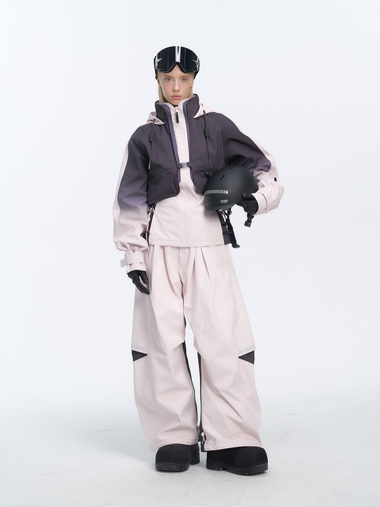Ballet Bound Pink Baggy Ski Pants - Women's| BCG