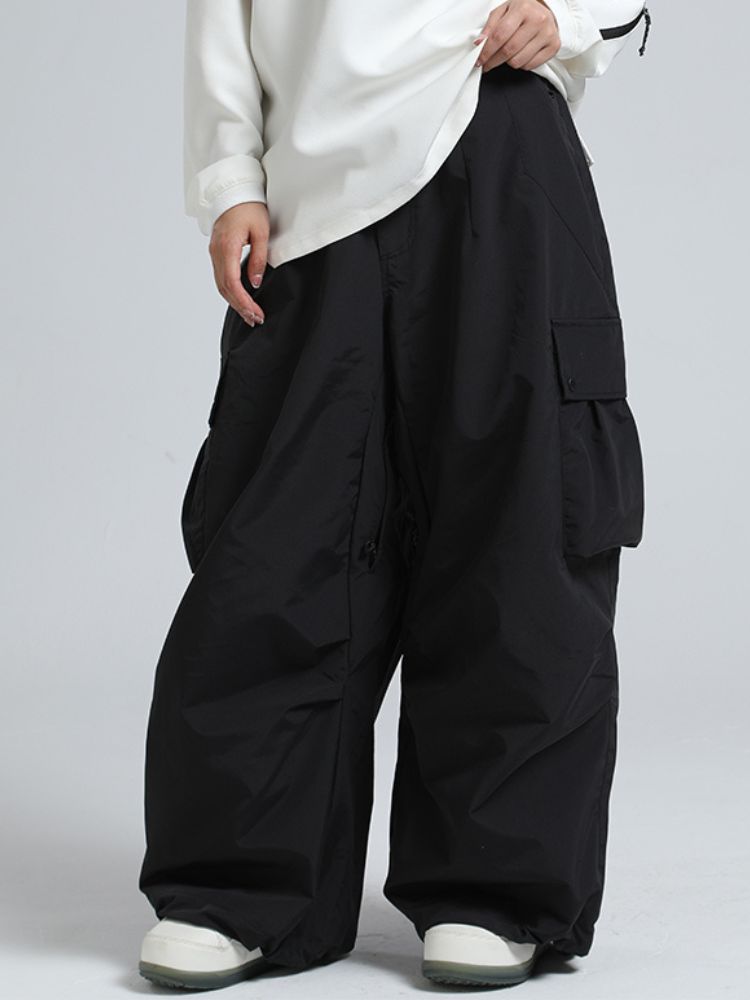 Baggy Loose Fit Cargo Snowboard Pants - Unisex | Gsou Snow