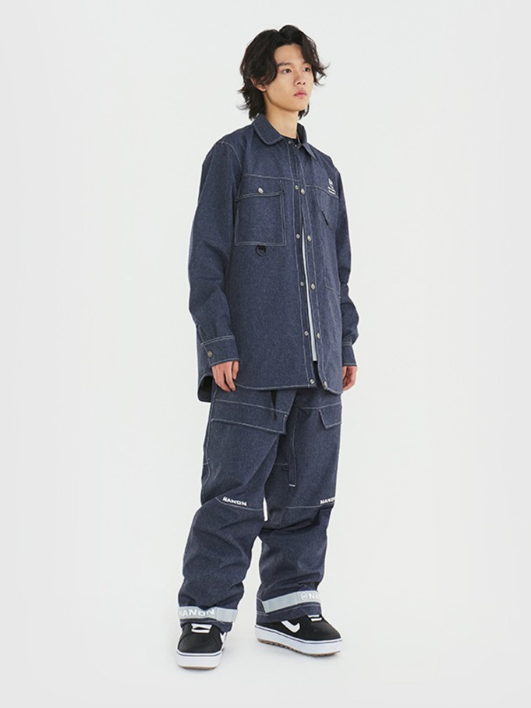 Denim-Tone 10K Baggy Snow Set – Unisex | NANDN