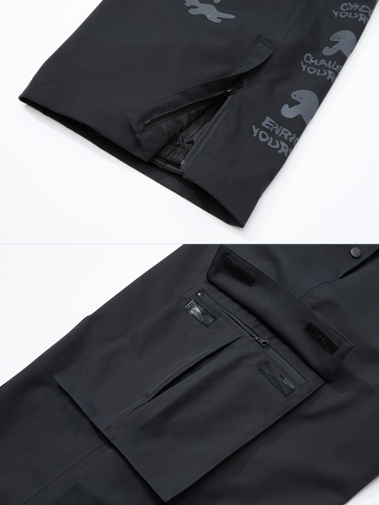 Graffiti 10K Baggy Bib Pants – Unisex | NANDN