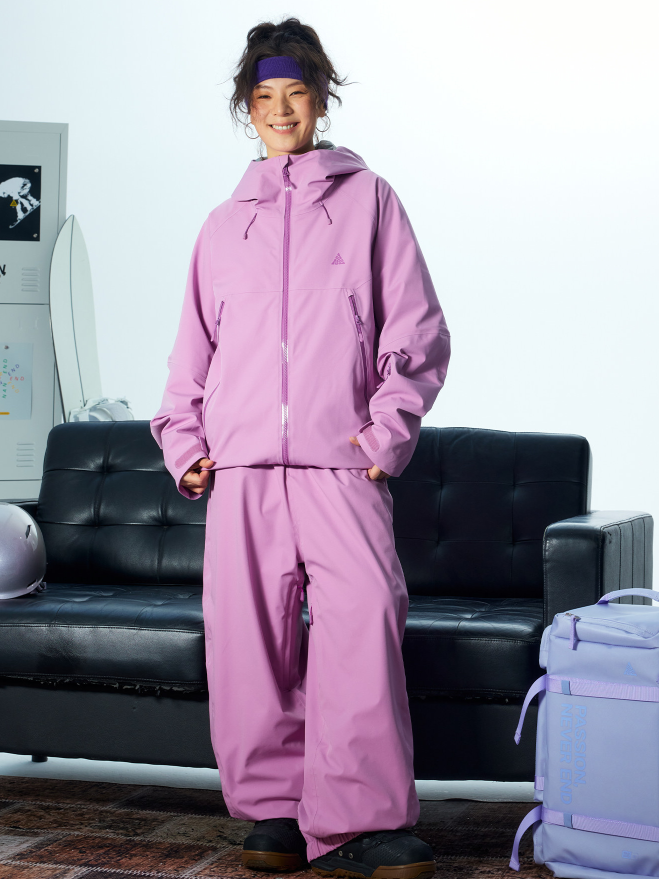 3L Mirage Fleece-Lined Baggy Ski Pants – Unisex| NANEND