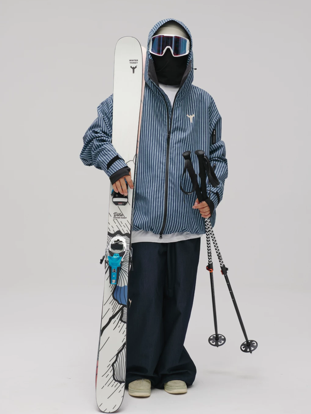 Blue Motion 3L Baggy Freestyle Ski Jacket - Unisex | Winter Ticket