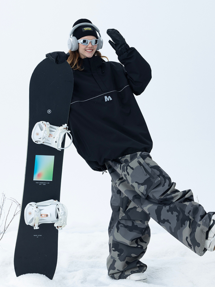 3L Camo Baggy Ski Pants – Unisex | Molocoster